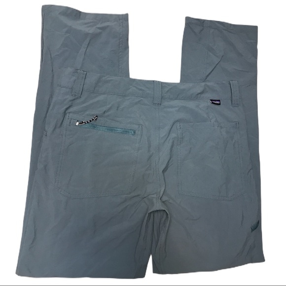 Patagonia Green Nylon Spandex Pants 34 x 30.5 Hike - Picture 2 of 12